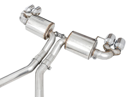 AWE Non-Resonated Touring Edition Exhaust for G2X M340i / M440i - Chrome Silver Tips image 7