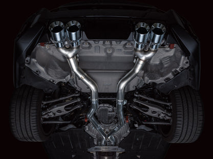 AWE Track Edition Exhaust for BMW G87 M2 - Chrome Silver Tips image 11