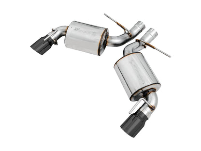 AWE Touring Edition Axle-back Exhaust for Gen6 Camaro SS / LT1 - Diamond Black Tips (Dual Outlet) image 1