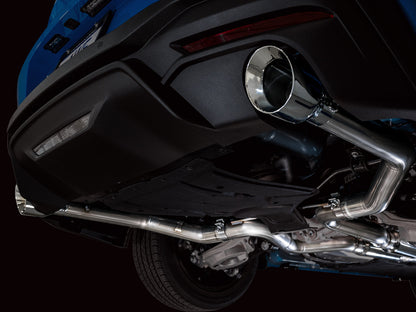 AWE Track Edition Exhaust for S650 Ford Mustang GT Fastback - Dual Chrome Silver Tips image 5