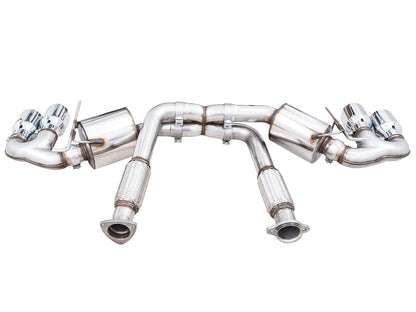 AWE Touring Edition Exhaust for C8 Corvette -- Chrome Silver Tips image 5