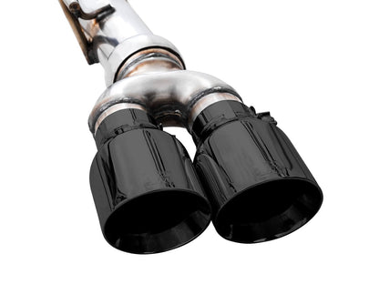 AWE 0FG Catback Exhaust for Silverado ZR2/Sierra AT4X - Quad Diamond Black Tips image 9