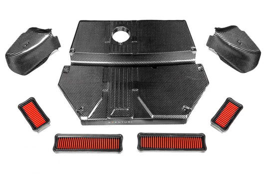 Eventuri BMW F97 X3M / F98 X4M Black Carbon Airbox Lid + Carbon Scoops