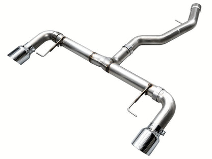 AWE Track Edition Axleback Exhaust for BMW G2X 330i/430i - Chrome Silver image 1