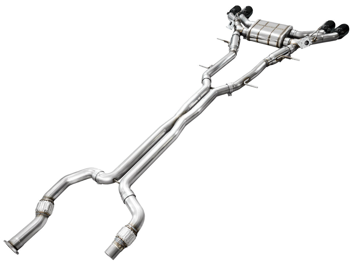 AWE SwitchPath™ Exhaust for Cadillac CT4-V Blackwing - Diamond Black Tips image 11