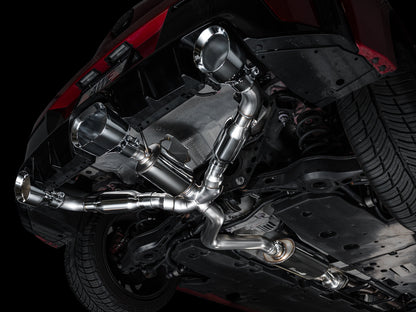 AWE Touring Edition Exhaust for GR Corolla - Chrome Silver Tips image 5