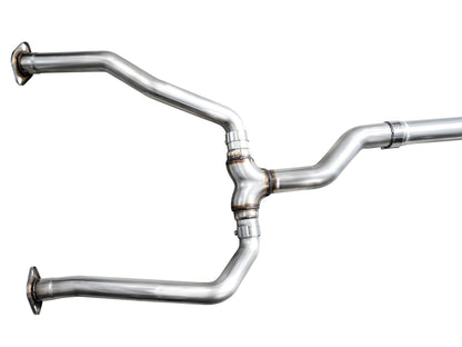 AWE 0FG Exhaust for 3rd Gen Toyota Tundra - Dual Chrome Silver Tips image 11