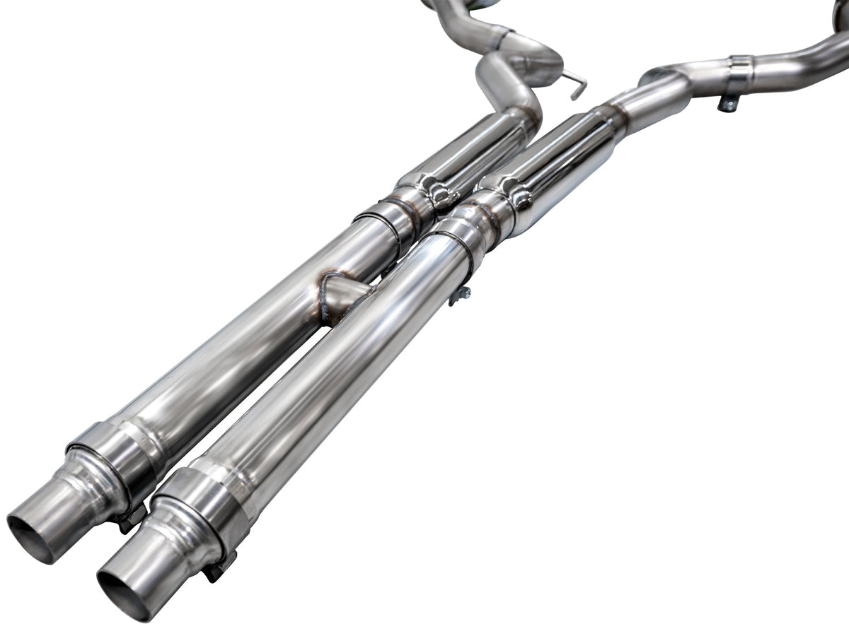 AWE Touring Edition Exhaust for S650 Ford Mustang GT Fastback - Dual Diamond Black Tips image 14