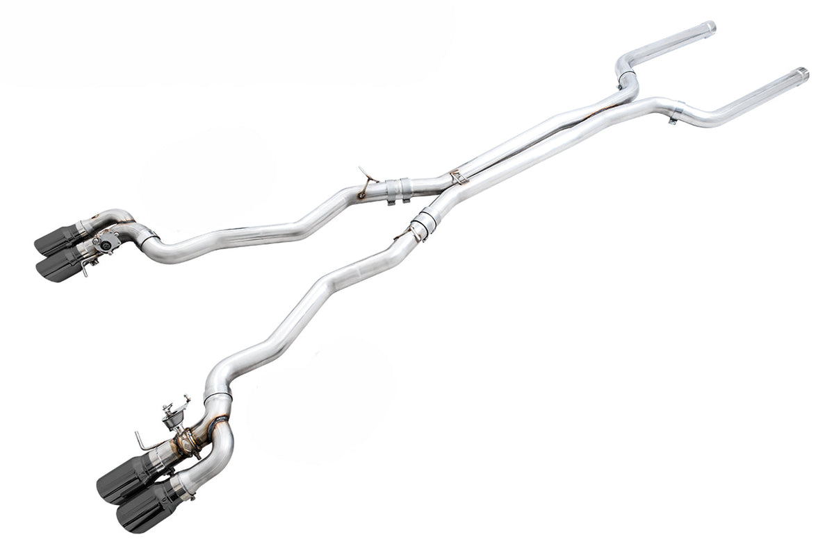 AWE SwitchPath™ Catback Exhaust for BMW F90 M5 - Diamond Black Tips image 1