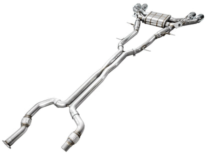 AWE SwitchPath™ Exhaust for Cadillac CT4-V Blackwing - Chrome Silver Tips image 11