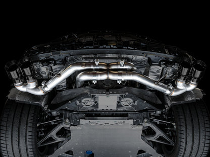AWE Track Edition Exhaust for C8 Corvette -- Diamond Black Tips image 10