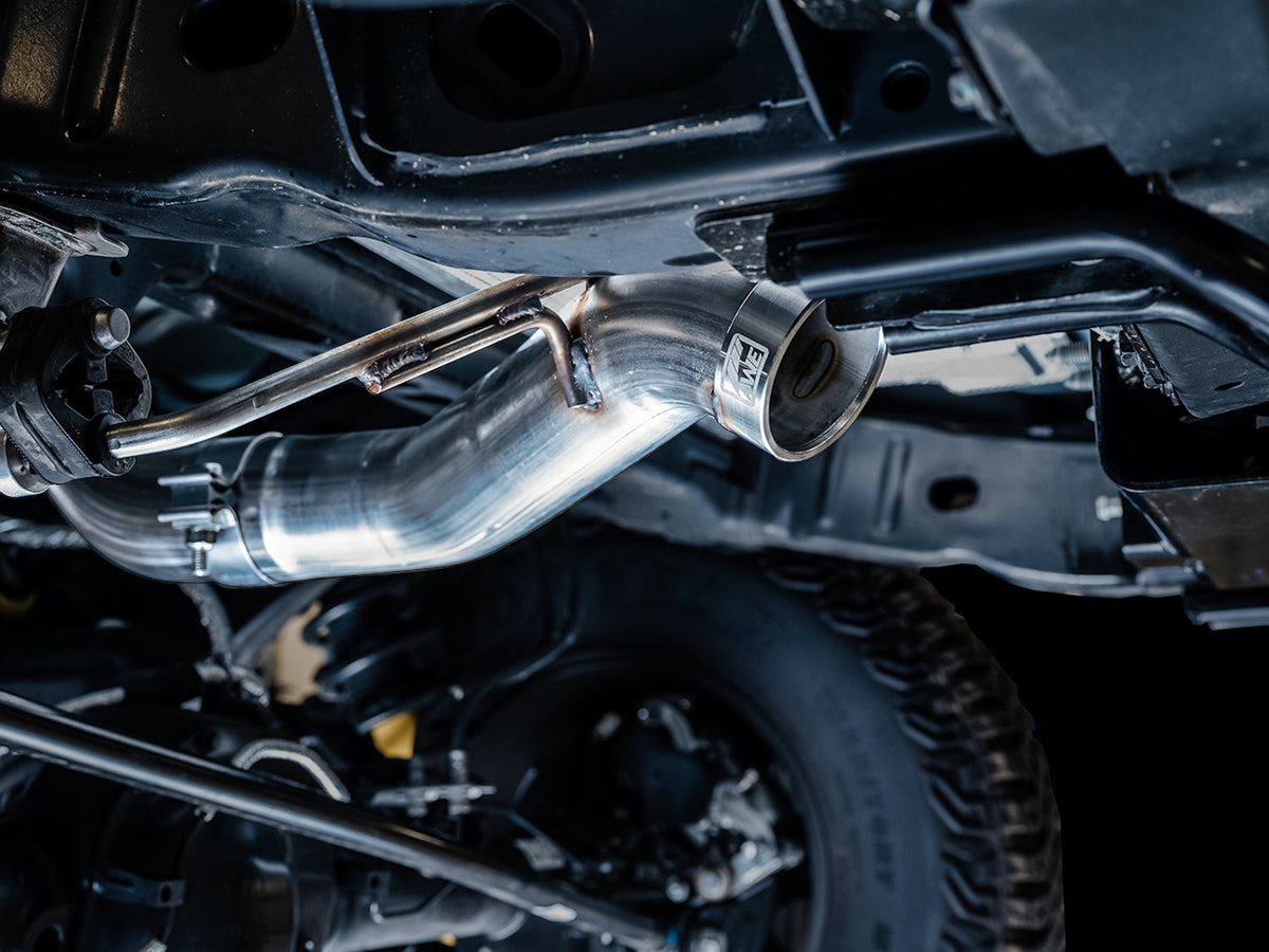 AWE 0FG Catback Exhaust for Ford Bronco with BashGuard™ - no tips image 5