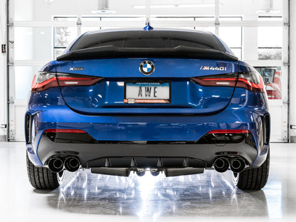 AWE Track Edition Exhaust for G2X M340i / M440i - Diamond Black Tips image 4