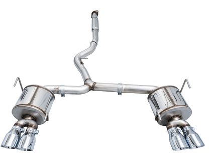 AWE Touring Edition Exhaust for VB Subaru WRX - Chrome Silver Tips image 12