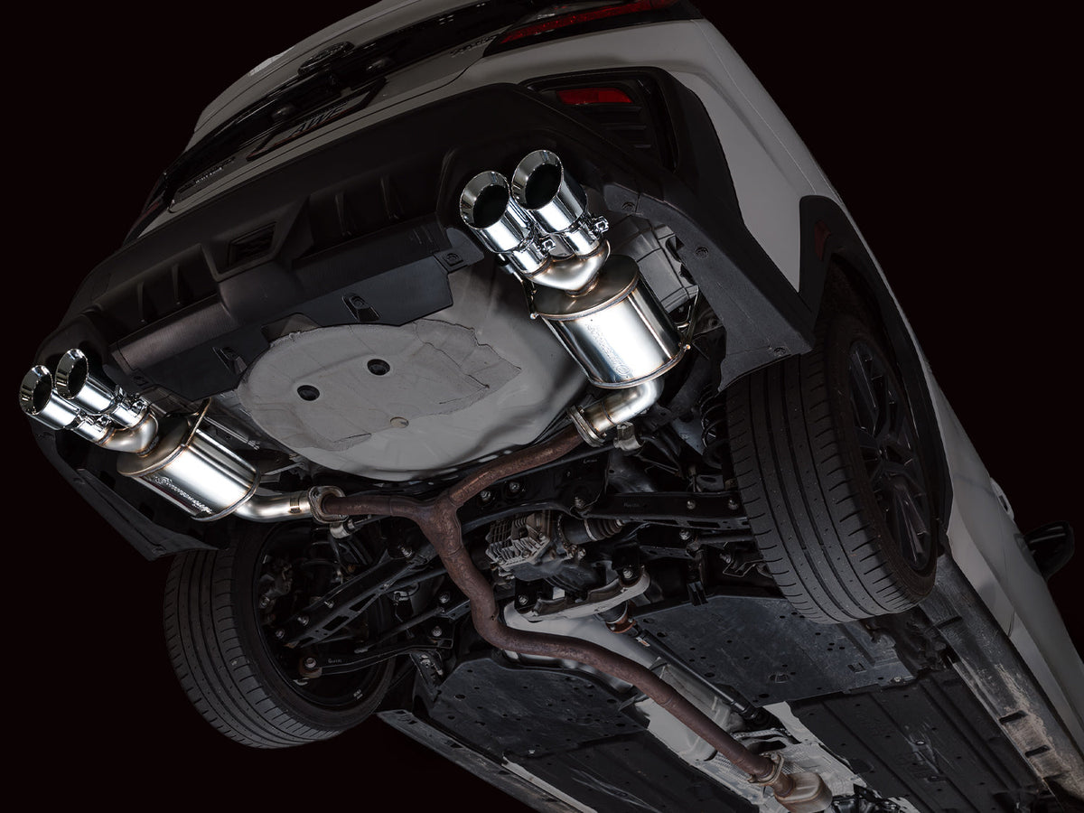 AWE Touring Edition Axleback Exhaust for VB Subaru WRX - Chrome Silver Tips image 5