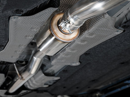 AWE Track Edition Exhaust for FL5 Civic Type R - Triple Diamond Black Tips image 9