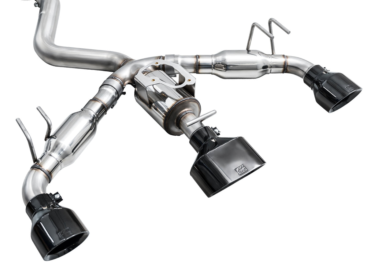 AWE Touring Edition Exhaust for GR Corolla - Diamond Black Tips image 19