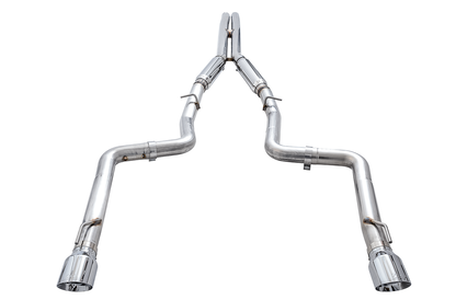 AWE Track Edition Exhaust for 15+ Charger 6.4 / 6.2 SC - Chrome Silver Tips image 5