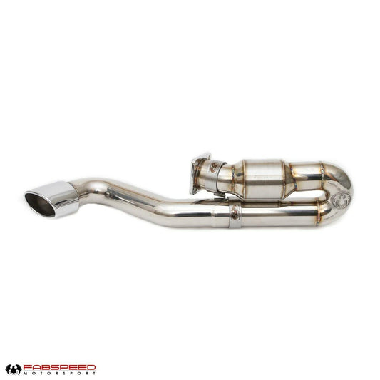 Fabspeed 911 Turbo 930 Sport Muffler Bypass Exhaust System with Catalyst (1976-1989)