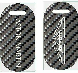 Fabspeed -  Aston Martin Silver Crest Carbon Fiber Keyring