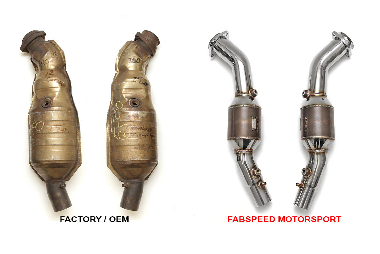 Fabspeed Ferrari 360 Sport Catalytic Converters (1999-2005)