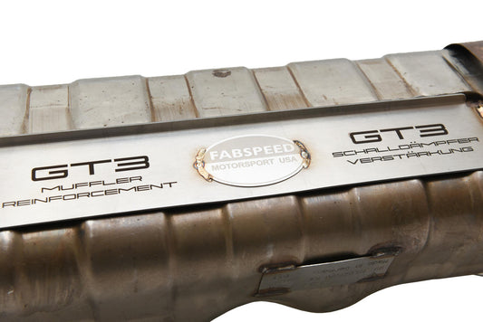 Fabspeed GT3 OEM Center Muffler Reinforcement (2006-2019)