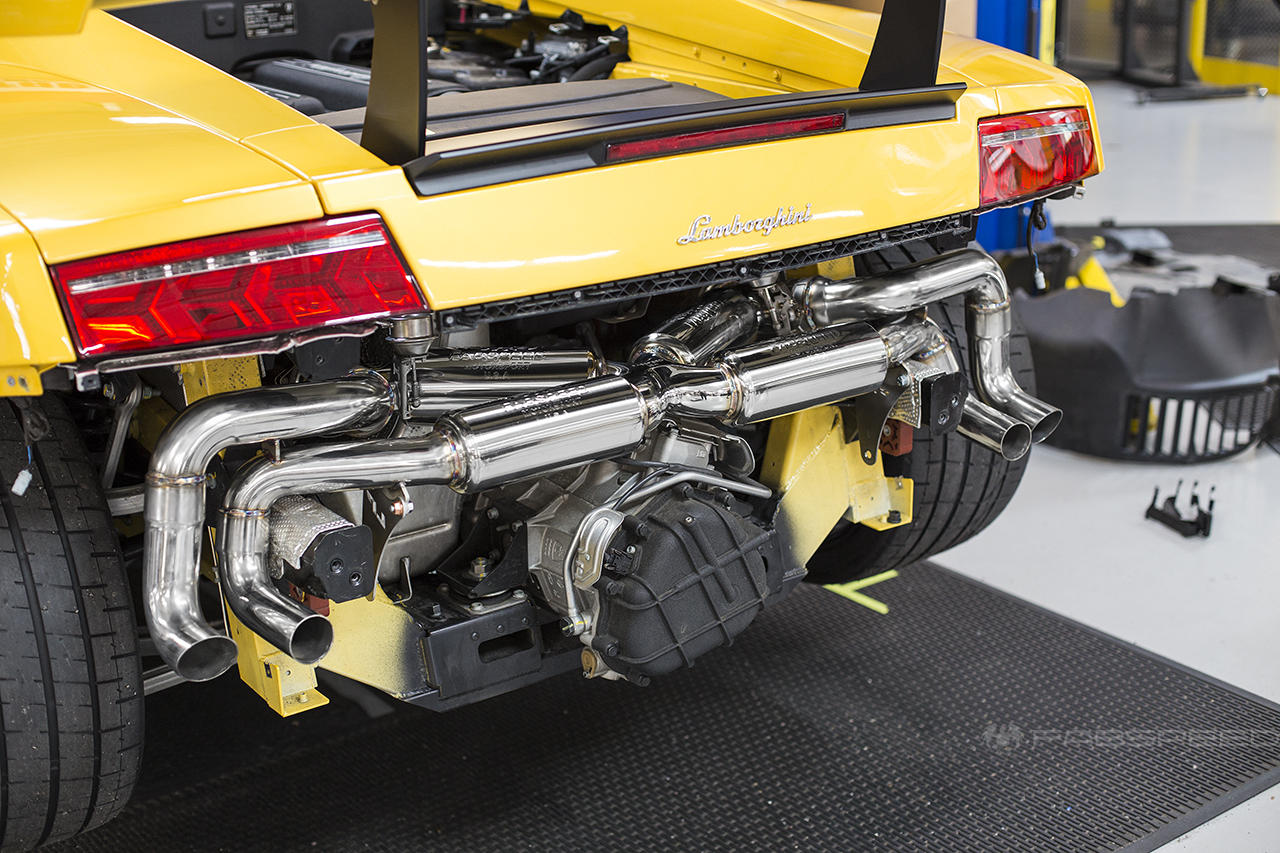 Fabspeed Lamborghini Gallardo LP550-2 / LP560 / LP570 Valvetronic Supersport X-Pipe Exhaust System