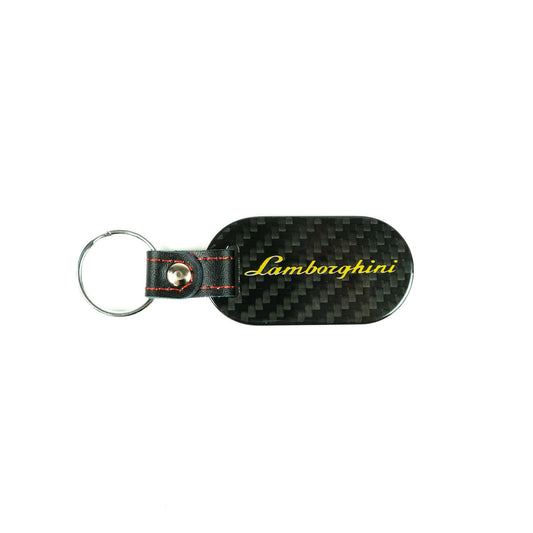 Fabspeed Lamborghini Shield & Script Carbon Fiber Keyring