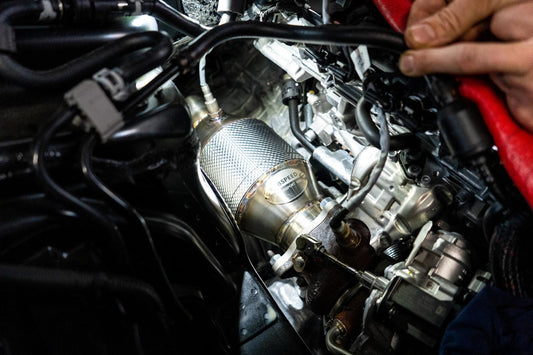 Fabspeed Macan 2.0L Primary Sport Catalytic Converters (2018 Only)