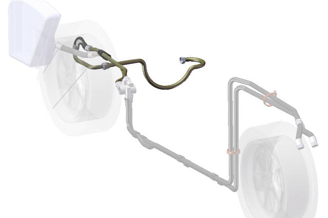 Fabspeed Porsche 911 Carrera 3.2 Factory/OEM Oil Line Upgrade Kit