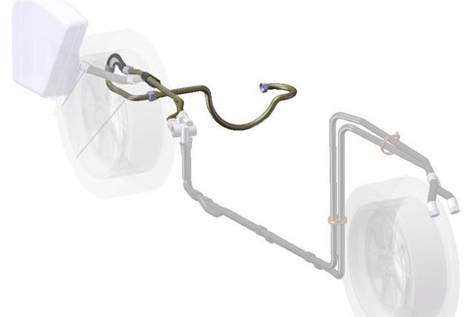 Fabspeed Porsche 911 Carrera 3.2 Factory/OEM Oil Line Upgrade Kit