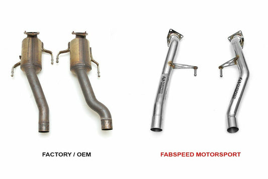 Fabspeed Porsche 957 Turbo / Turbo S Secondary Competition Link Pipes (2008-2010)