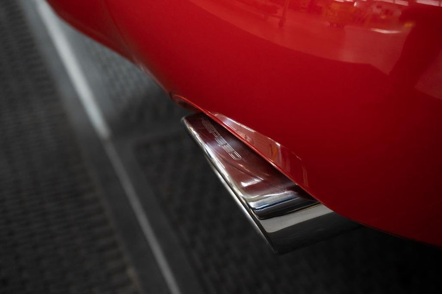 Fabspeed Porsche 964 Carrera Oval Right-Side Tip for Factory Secondary Muffler (1989–1994)