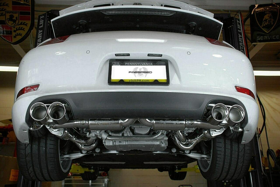 Fabspeed Porsche 991 Carrera Deluxe Quad-Style Tips (NON-S / NON-PSE) (2012-2016)