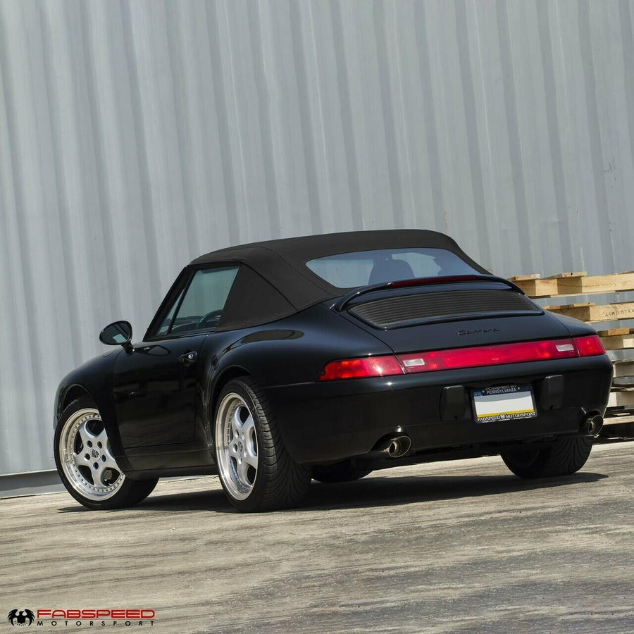 Fabspeed Porsche 993 Carrera Supercup cat-back Exhaust System (1994-1998)