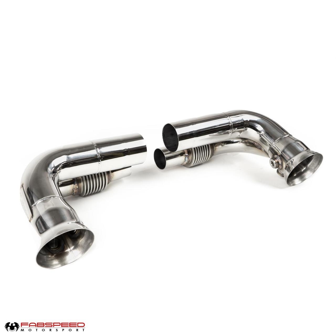 Fabspeed Porsche 997 GT3 / GT3 RS Side Muffler Bypass Pipes