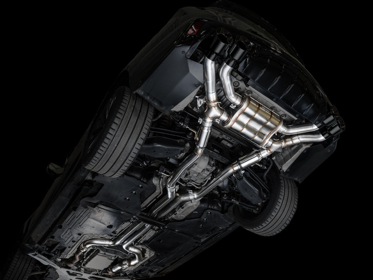AWE SwitchPath™ Exhaust for Cadillac CT4-V Blackwing - Diamond Black Tips image 10