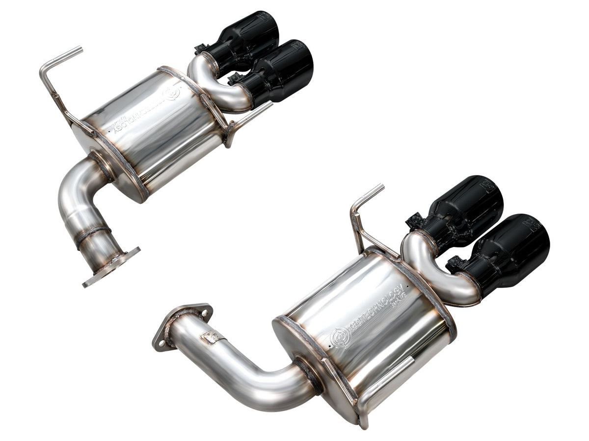 AWE Touring Edition Axleback Exhaust for VB Subaru WRX - Diamond Black Tips image 10