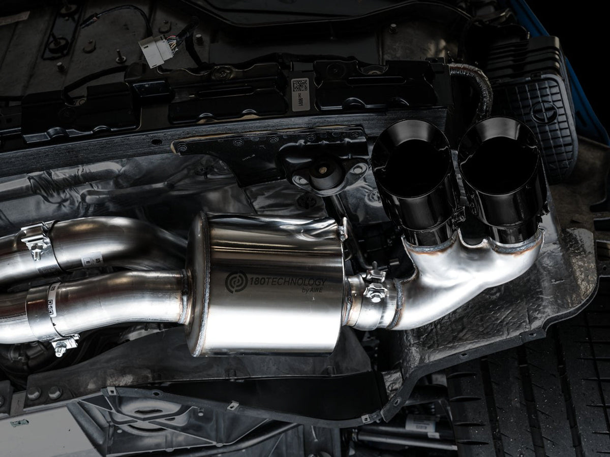 AWE Touring Edition Exhaust for C8 Corvette -- Diamond Black Tips image 10