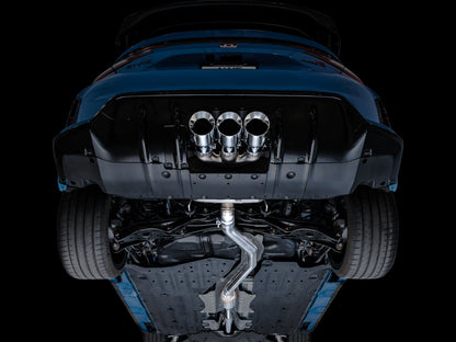 AWE Touring Edition Exhaust for FL5 Civic Type R - Triple Chrome Silver Tips image 16