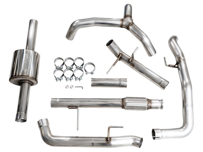 AWE 0FG Catback Split Rear Exit Exhaust for 4th Gen Silverado/Sierra 1500 5.3L (with bumper cutouts) - OE Tips image 10