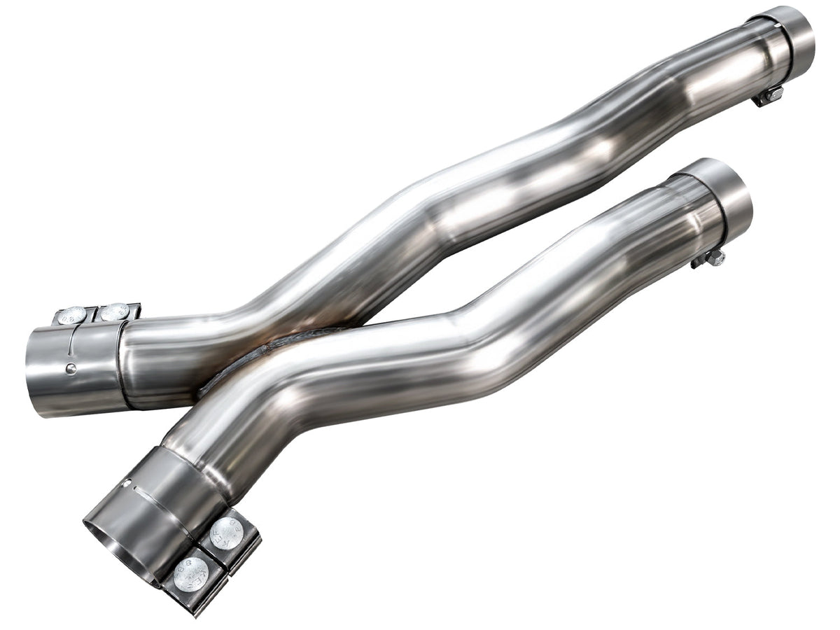 AWE Non-Resonated Performance Mid Pipes for BMW F97 X3 M / F98 X4 M image 1