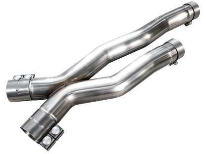 AWE Non-Resonated Performance Mid Pipes for BMW F97 X3 M / F98 X4 M image 1