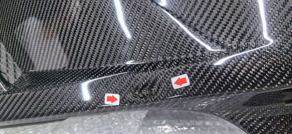 Blemished / Outlet - Ford Mustang S550 | GTD Style Primed Black Front Side Vented Fenders image 6