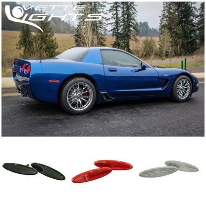 Corvette C5 G3 Laser LED Rear Side Marker Assemblies image 1