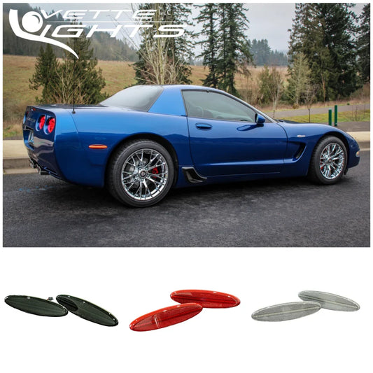 Corvette C5 G3 Laser LED Rear Side Marker Assemblies image 1