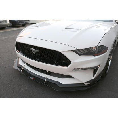 Carbon Fiber Front Wind Splitter-2018-2023 Ford Mustang S550