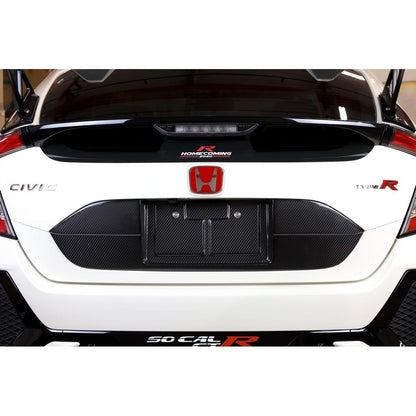 Carbon Fiber License Plate Backing- Honda FK8 Civic Type R  2017 - 2021