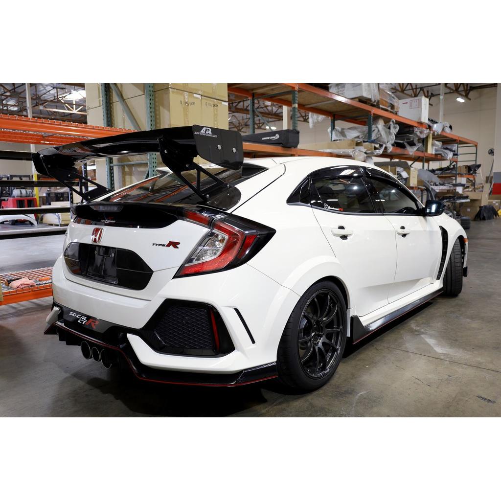 GTC-300 Carbon Fiber Adjustable Wing - 2017 - 2021 Honda FK8 Civic Type R