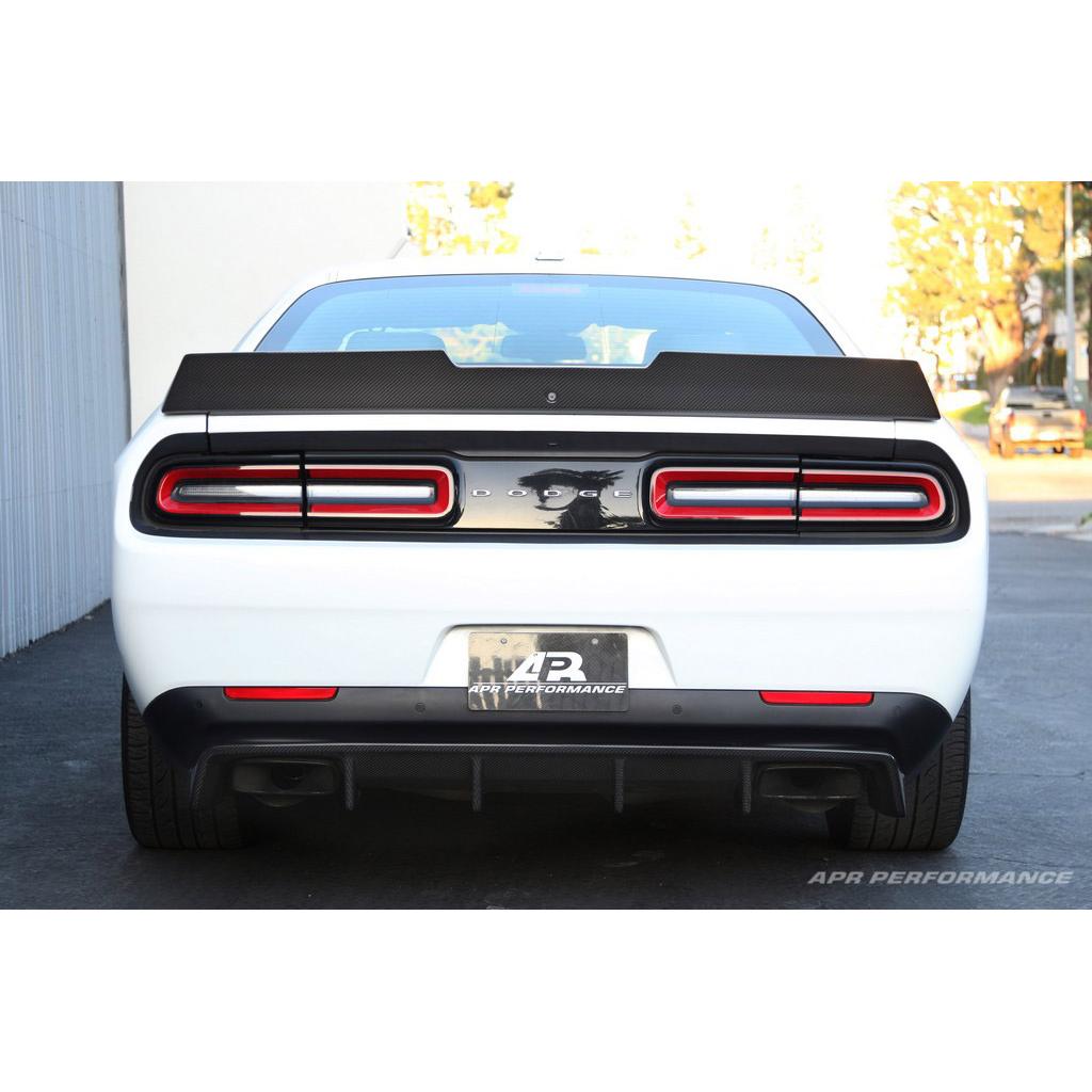 Carbon Fiber Rear Diffuser- 2015-2023 Dodge Challenger Hellcat